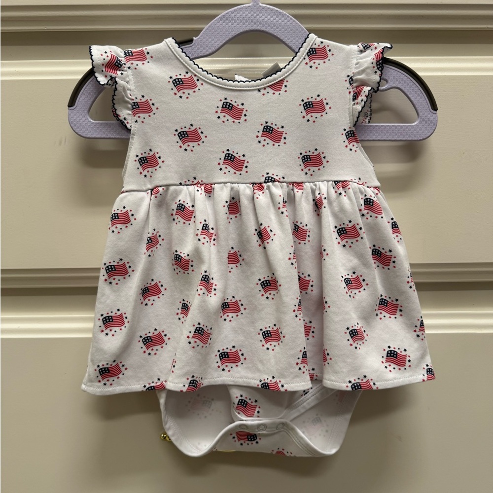 Kissy Kissy Flag Dress Bodysuit 9M
